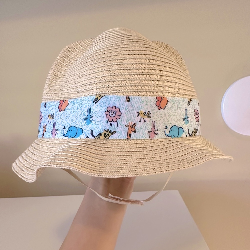 Baby Bear Straw Safari Hat